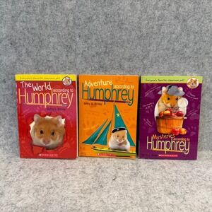 3x According to Humphrey Books by Betty Birney - Middle Grade Kids Chapter Books